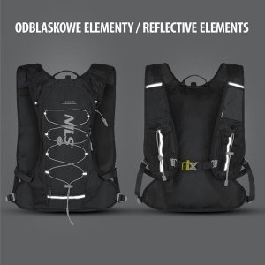 Plecak turystyczny Nils Extreme NC1797 12 l Czarny 5