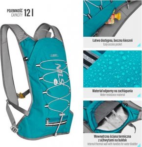 Plecak turystyczny Nils Extreme NC1797 12 l Niebieski 3