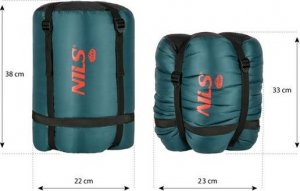 Nils Extreme NC2005 CIEMNOZIELONY ŚPIWÓR NILS CAMP 2