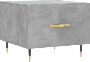 vidaXL Stolik kawowy, szarość betonu, 50x50x40 cm 2