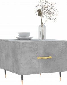 vidaXL Stolik kawowy, szarość betonu, 50x50x40 cm 3