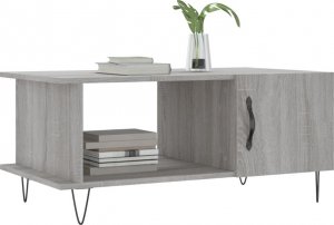 vidaXL Stolik kawowy, szary dąb sonoma, 90x50x40 cm 3