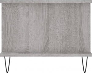 vidaXL Stolik kawowy, szary dąb sonoma, 90x50x40 cm 7