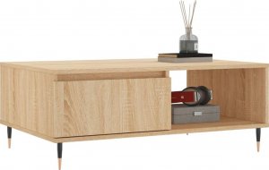 vidaXL Stolik kawowy, dąb sonoma, 90x60x35 cm, materiał drewnopochodny 3