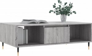 vidaXL Stolik kawowy, szary dąb sonoma, 104x60x35 cm 3