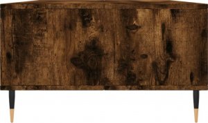 vidaXL Stolik kawowy, przydymiony dąb, 104x60x35 cm 7