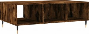 vidaXL Stolik kawowy, przydymiony dąb, 104x60x35 cm 8