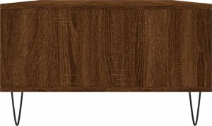 vidaXL Stolik kawowy, brązowy dąb, 104x60x35 cm 7