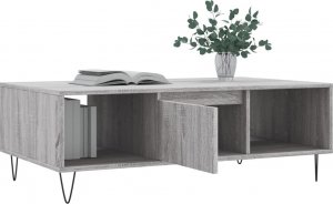 vidaXL Stolik kawowy, szary dąb sonoma, 104x60x35 cm 4