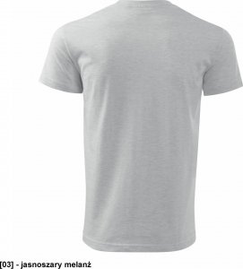 MALFINI Basic 129 - ADLER - Koszulka męska, 160 g/m2 - frost 4XL 114