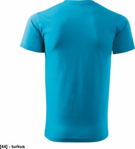 MALFINI Basic 129 - ADLER - Koszulka męska, 160 g/m2 - frost 4XL 76