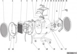 Dedra Termostat 16A 1