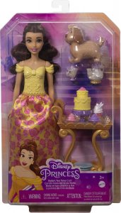 Mattel Lalka Disney Princess Bella i wózek z podwieczorkiem HLW19 3