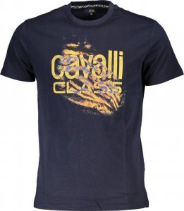 Cavalli Class T-SHIRT CAVALLI CLASS Z KRÓTKIM RĘKAWEM MĘSKI NIEBIESKI L 1