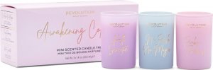 Makeup Revolution Awakening Mini Candle Gift Set Zestaw Świec Zapachowych 3x40G 1