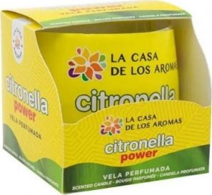 LA CASA DE LOS AROMAS_Citronella świeca o zapachu Trawy Cytrynowej 100g 1