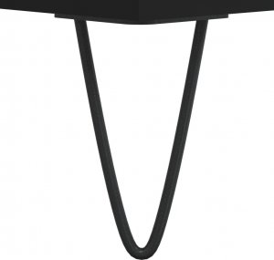 vidaXL Komoda, czarna, 40x35x70 cm, materiał drewnopochodny 9