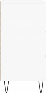 vidaXL Komoda, biała, 60x35x70 cm, materiał drewnopochodny 7