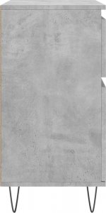 vidaXL Komoda, szarość betonu, 60x35x70 cm, materiał drewnopochodny 7