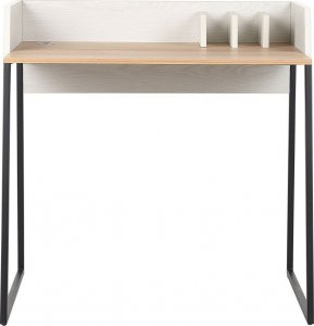 Biurko Beliani Anah Beżowo-Białe 90 cm x 60 cm 3