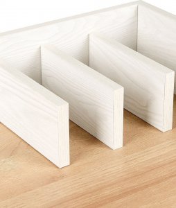 Biurko Beliani Anah Beżowo-Białe 90 cm x 60 cm 6