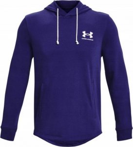 Under Armour Bluza męska UA Rival Terry LC HD niebieska 1370401 468 2XL 2