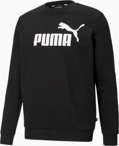 Puma Bluza męska Puma ESS Big Logo Crew FL czarna 586678 01 2XL 1