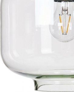 Lampa wisząca Beliani Lampa wisząca szklana 6-punktowa przezroczysta BEMBOKA 6