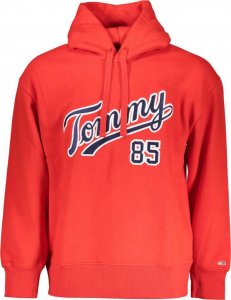 Tommy Hilfiger BLUZA TOMMY HILFIGER BEZ ZAMKA MĘSKA CZERWONA S 1