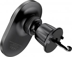 Tech-Protect Magnetyczny Uchwyt Samochodowy MagSafe z Ładowaniem Bezprzewodowym 15W do Kratki Nawiewu Tech-Protect MM15W-V1 czarny 5