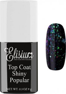 Elisium ELISIUM Top Coat do lakieru hybrydowego - Shiny Popular 9g 1