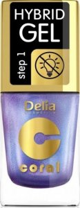 Delia DELIA COSMETICS Coral Hybrid Gel Lakier hybrydowy do paznokci nr 110 - multirefleks (bez lampy) 11ml 1