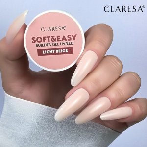 Activeshop Claresa żel budujący Soft&Easy gel light beige 45g 5