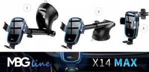 Mbg Line Uchwyt samochodowy na telefon X14 MAX 5