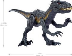 Figurka Mattel Jurassic World Kolosalny Indoraptor (90 cm długości), „połykający” minifigurki (HKY14) 2