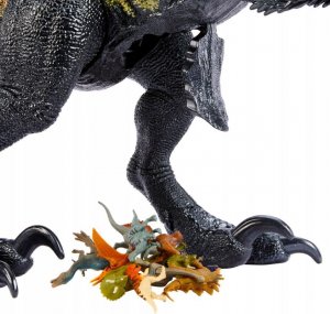 Figurka Mattel Jurassic World Kolosalny Indoraptor (90 cm długości), „połykający” minifigurki (HKY14) 4