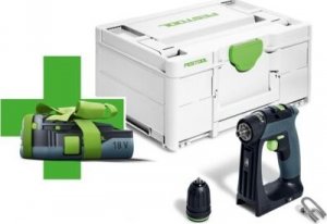 Wiertarko-wkrętarka Festool CXS 18-Basic-3,0 (578063) 18 V 1 x akumulator 3 Ah 1