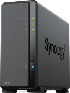 Serwer Synology DS124 1x0HDD RTD1619B 1GB DDR4 1xRJ45 2xUSB 2Y 1