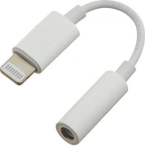 Adapter USB PremiumCord Lightning - Jack 3.5mm Biały  (kipod51) 1