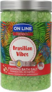 Forte Sweeden On Line Senses Pieniąca Sól do kąpieli Brasilian Vibes  480ml 1