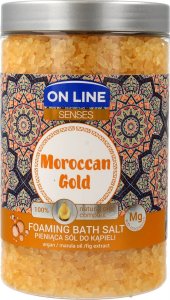 Forte Sweeden On Line Senses Pieniąca Sól do kąpieli Moroccan Gold  480ml 1