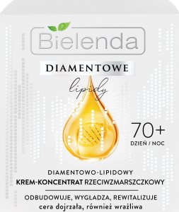 Bielenda Bielenda Diamentowe Lipidy 70+ Diamentowo-Lipidowy Krem - koncentrat przeciwzmarszczkowy na dzień i noc 50ml 1