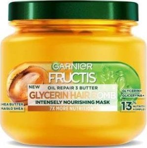 Garnier Fructis Oil Repair 3 Butter Glycerin Hair Bomb odżywcza maska do włosów 320ml 1