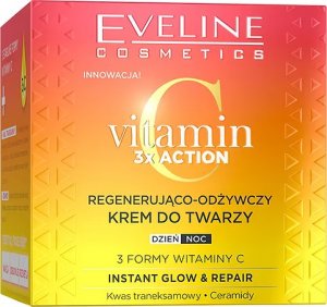 Eveline Vitamin C 3x Action regenerująco-odżywczy krem do twarzy 50ml 2