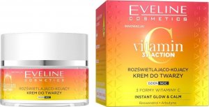 Eveline Vitamin C 3xAction Rozświetlająco - Kojący Krem do twarzy na dzień i noc 50ml 1