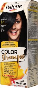 Schwarzkopf Palette Color Shampoo Szampon koloryzujący  nr 1-1 (339) Granatowa Czerń  1op. 1