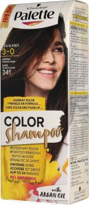 Schwarzkopf Palette Color Shampoo Szampon koloryzujący  nr 3-0 (341) Ciemna Czekolada  1op. 1