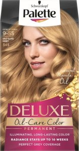 Schwarzkopf Palette Deluxe Farba do włosów permanentna nr 9-55 (345) Złoty Świetlisty Miodowy Blond  1op. 1