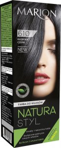 Marion Marion Farba do włosów Natura Styl nr 610 głęboka czerń 1