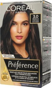 XXX_Loreal (L’Oreal Paris) Loreal Preference Farba do włosów nr 3.0 Brasilia - ciemny brąz  1op. 1